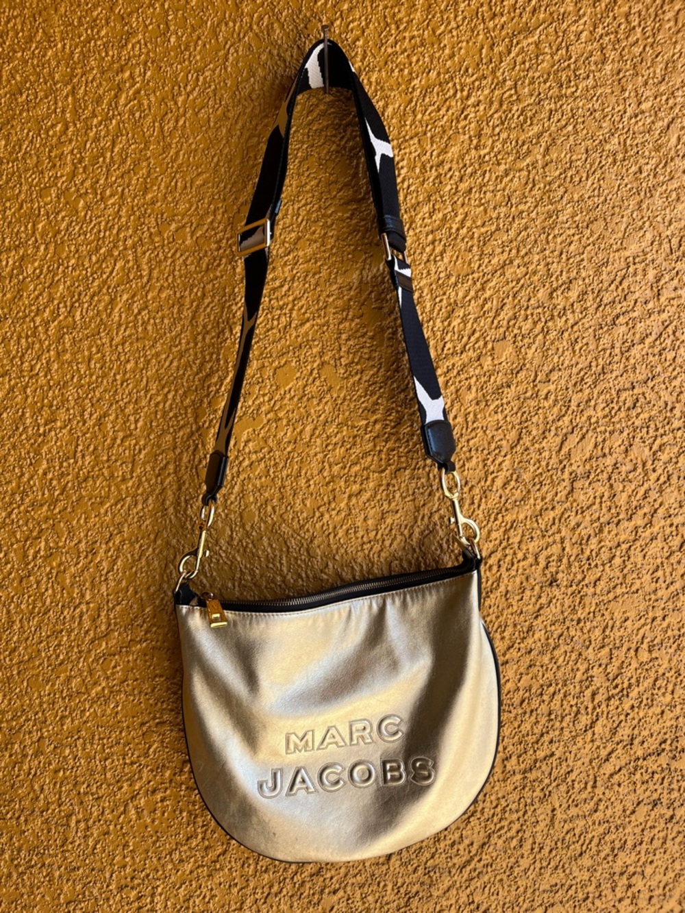 Authentic Marc Jacobs Gold Leather Crossbody *RARE*